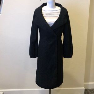 White Black House Market long coat Size M